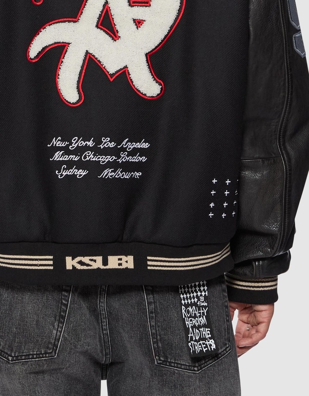 Ksubi - Playoff Varsity Jacket Black