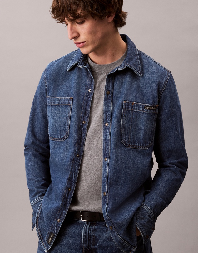 Calvin Klein Jeans - Embroidered Monogram Logo Relaxed T-Shirt
