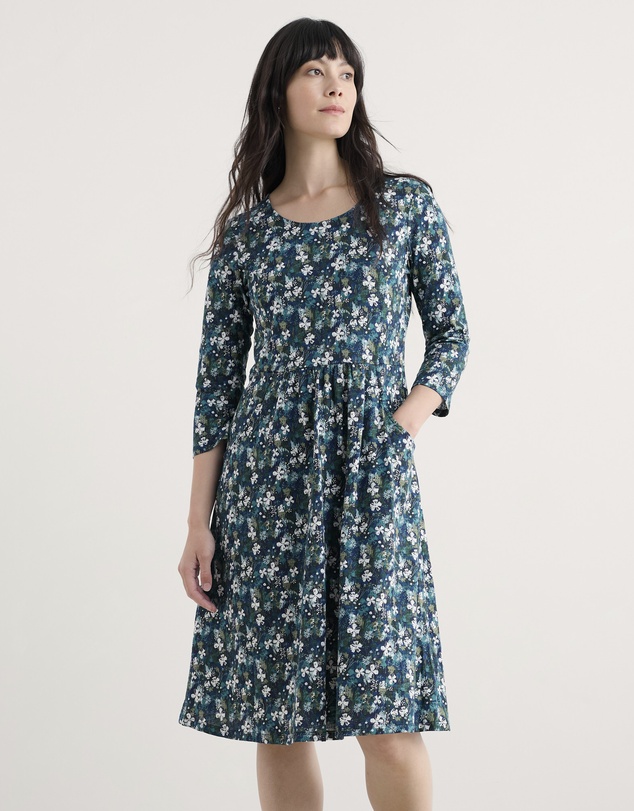 Seasalt - Seasalt Cornwall Blue 3/4 Enor Dress