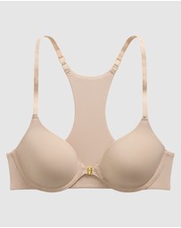 Lauren by Ralph Lauren - Luxe Smoothing Front Close Racerback T-Shirt Bra