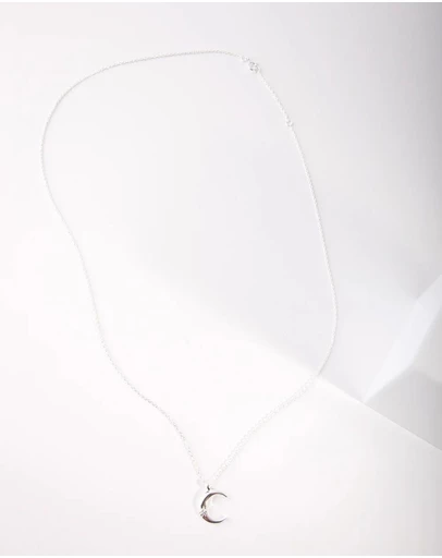 Lovisa - Sterling Silver Crescent Moon Necklace