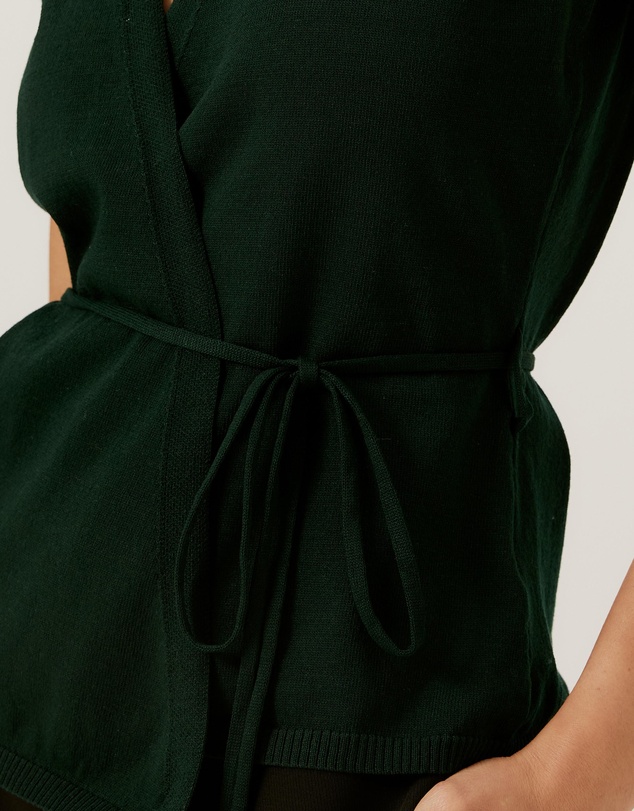 Tussah - Wrap Knit Top