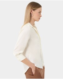 Forcast - Hailee 3/4 Sleeve Satin Blouse