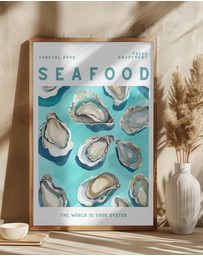 Olive et Oriel - Seafood by Ohkimiko Art Print