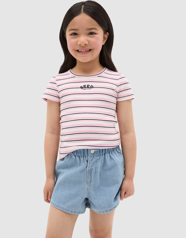 Seed Heritage - Core Stripe Rib Tee