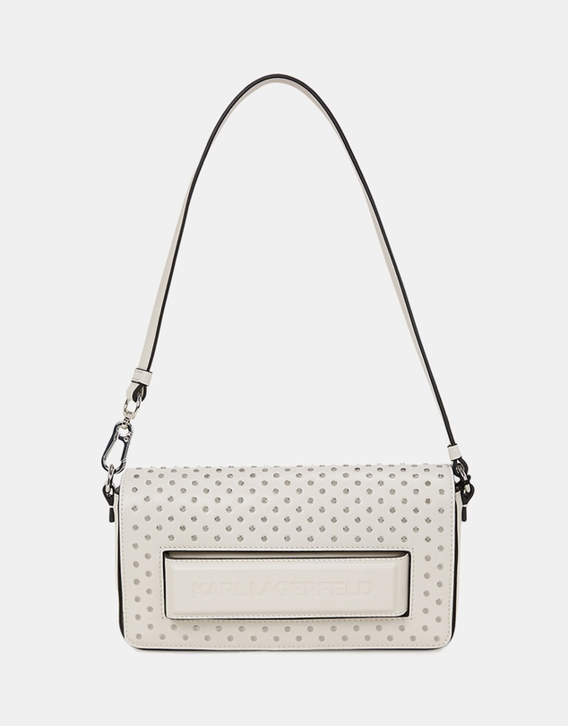 Karl Lagerfeld - Ikon/K Studs Soft Shoulder Bag