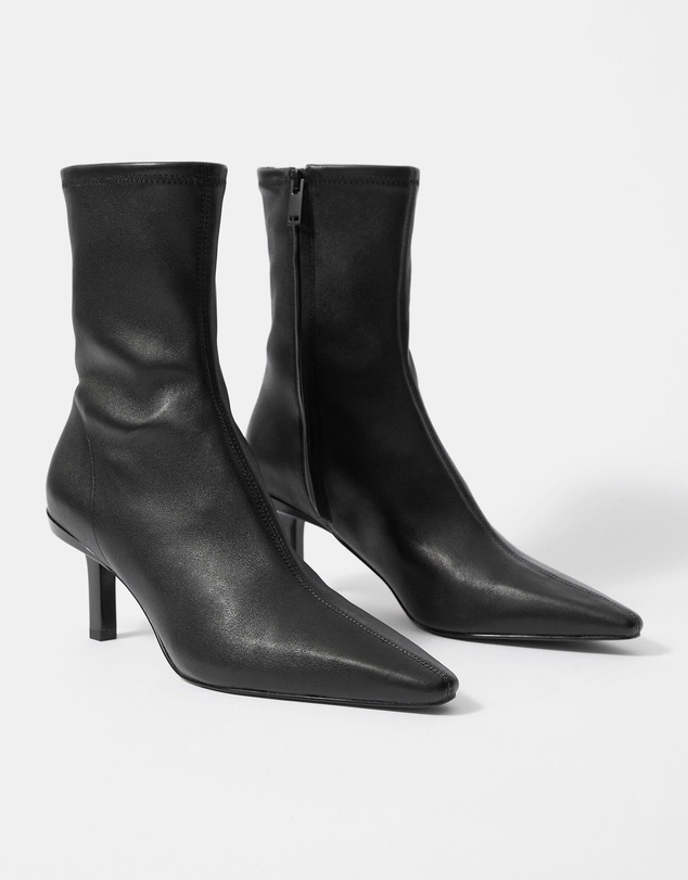 & Other Stories - Stretch-Leather Ankle Boots