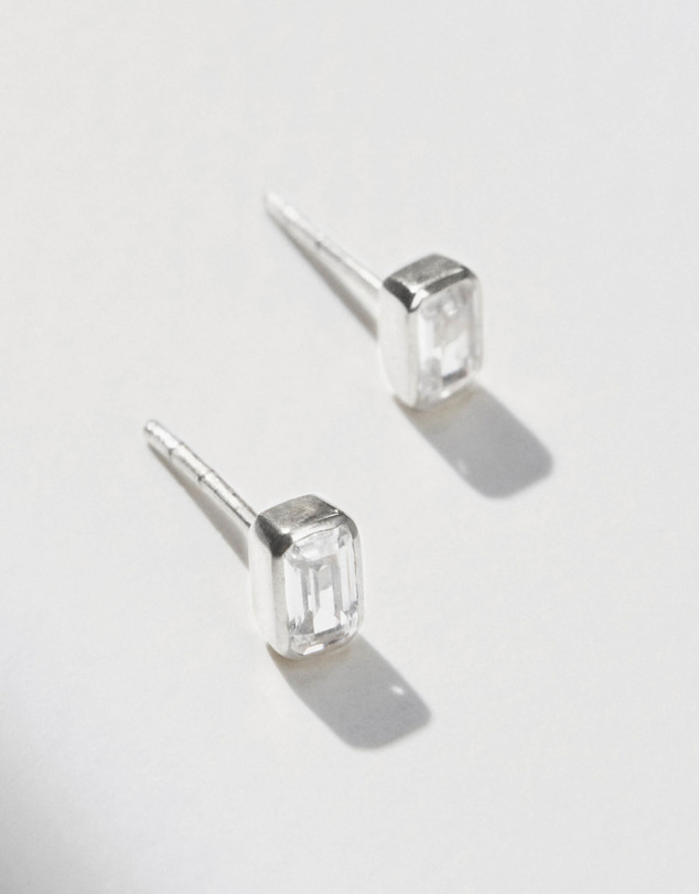SAINT VALENTINE - Lineaire Studs - Silver