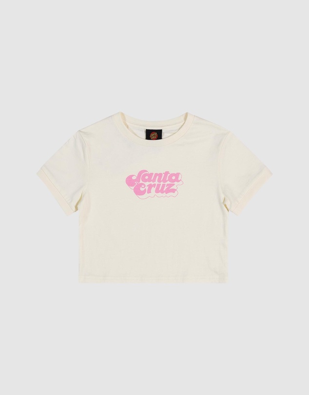 Santa Cruz - Groovy Stack Front Short Sleeve Baby Tee - Teens