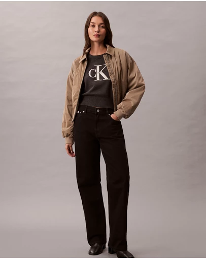 Calvin Klein Jeans - Monologo Cropped Jumper