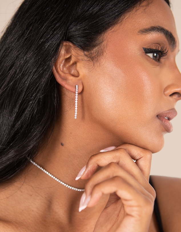 Mestige - Faye Earrings - Silver Plated