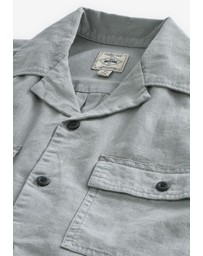 NEXT - Linen Blend Short Sleeve Shirt with Cuban Collar