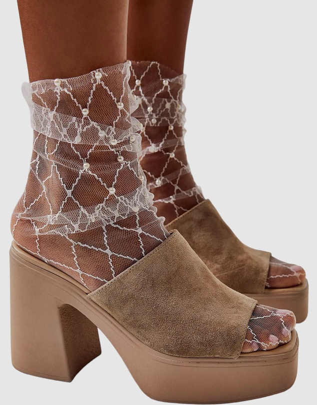 High Heel Jungle - Diamonds and Pearls Sheer Socks