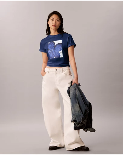 Calvin Klein Jeans - Floral Graphic Logo Tee