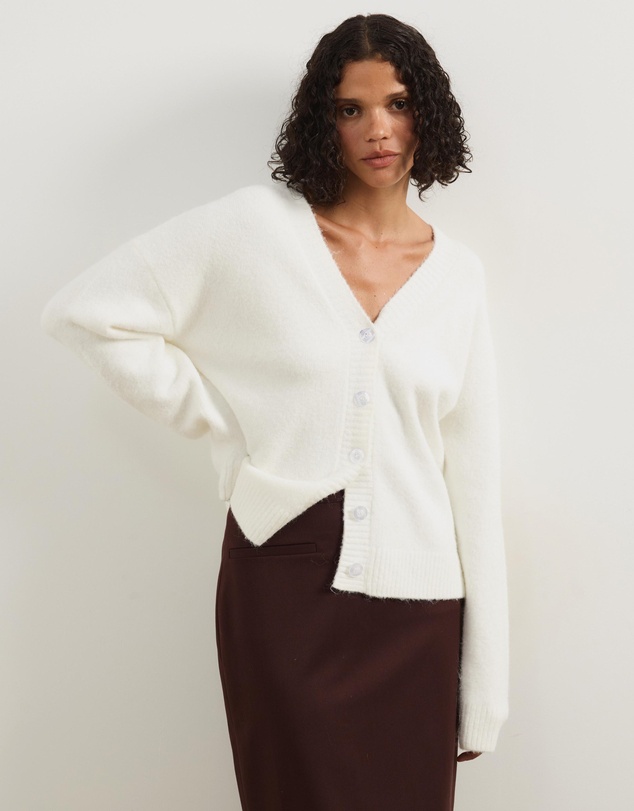 Atmos&Here - Tiana Fluffy Knit Cardigan
