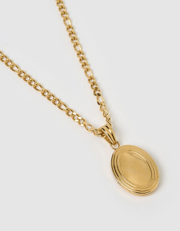 Arms Of Eve - Classic Gold Locket Necklace