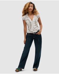 BDG By Urban Outfitters - BDG Nadine Ruched Shirt