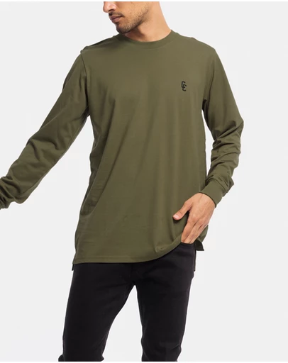 Counter Culture - Cypher Embroidery Long Sleeve Tee