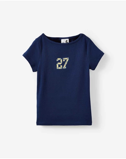 Cotton On Kids - Fitted Short Sleeve Essential Boat Neck Tee