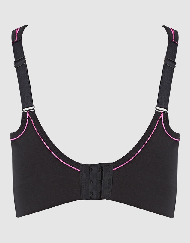 Royce Lingerie - Impact Free 100% Cotton High Neck Wirefree Sport Bra