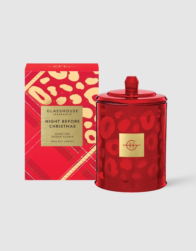 Glasshouse Fragrances - Night Before Christmas 380g Soy Candle