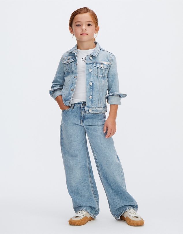 Calvin Klein Jeans - Girls Loose Wide Leg Jeans