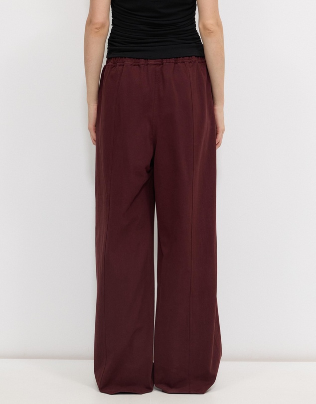 Calli - Matt Cotton Twill Pants