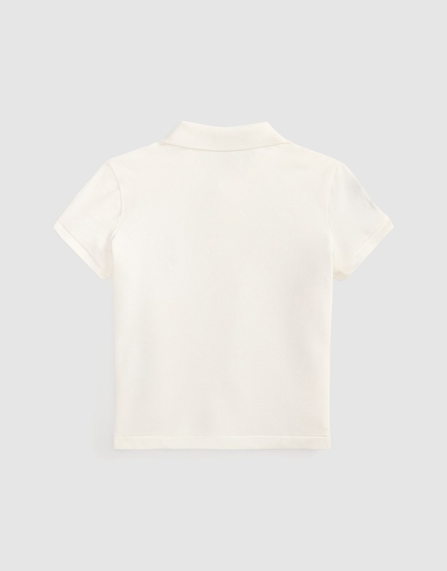 Polo Ralph Lauren - Boxy Big Pony Stretch Mesh Polo Shirt - Teens