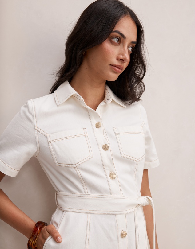 Forever New - Millie Midi Denim Shirt Dress