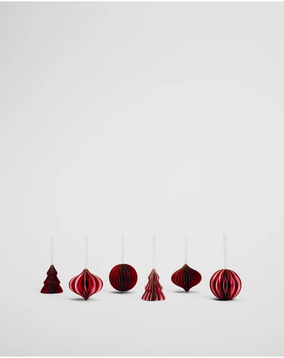 Country Road - Honeycomb Decoration Set Of 6