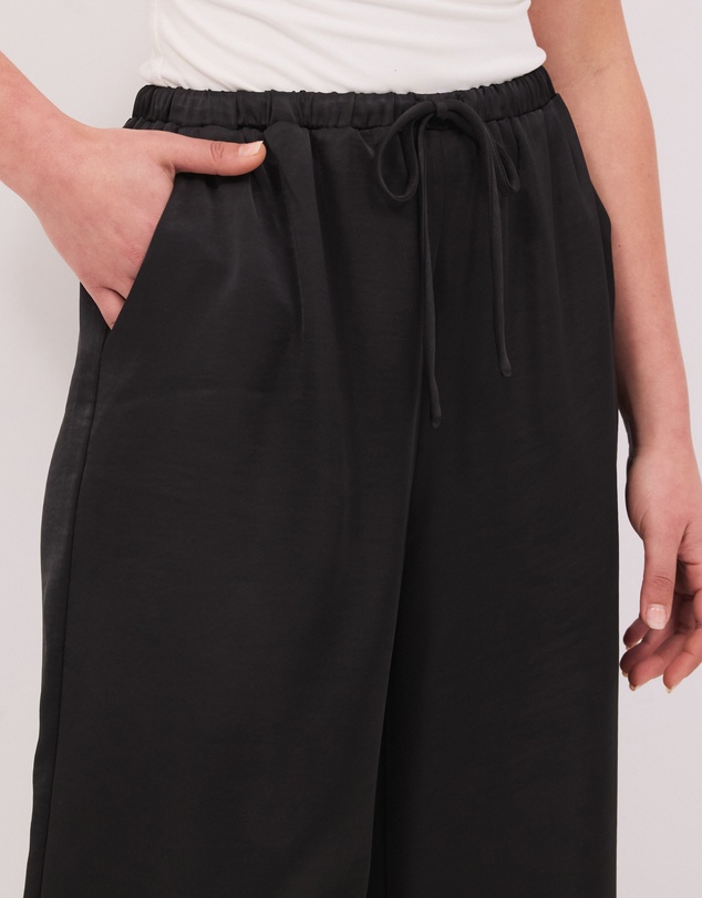 Calli - Lottie Satin Elastic Waist Pants