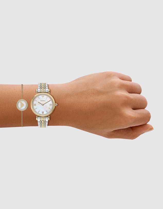 Emporio Armani - Two Tone Analogue Watch