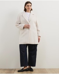 Atmos&Here Curvy - Romy Wool Blend Coat
