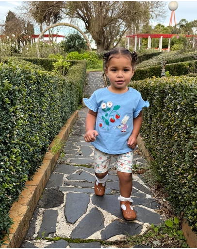 Purebaby - Ruffle Tee-Kids-Babies