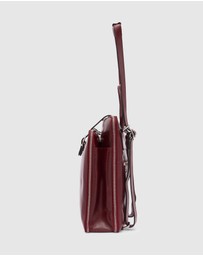 Florence - The Emma Red 3-in-1 Convertible Backpack