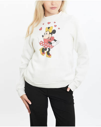 Vintage by The Real Deal - Pre Loved - Vintage 80s Disney Minnie Mouse Sweatshirt
