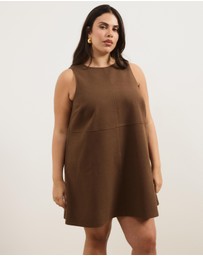 Atmos&Here Curvy - Stephanee Shift Mini Dress