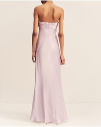 Shona Joy - La Lune Strapless Ruched Bodice Maxi Dress