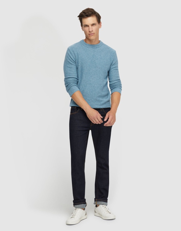 Oxford - Leon Crew Neck Wool Rich Knit