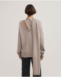 Witchery - Scarf Detail Knit