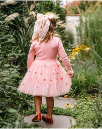 Fleur Harris - 'Days of Enchantment' Bow Tutu Dress in Pink