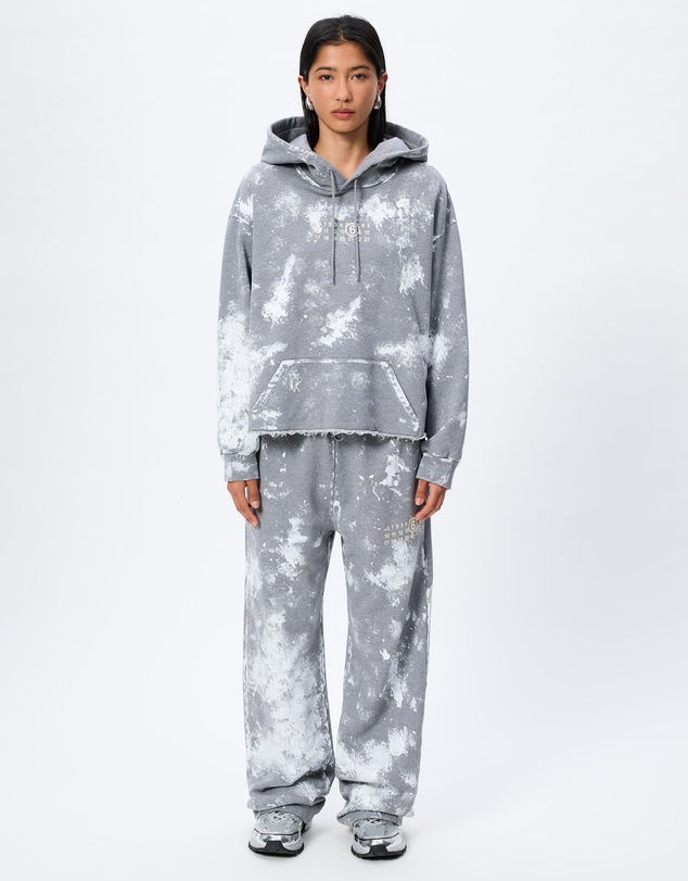MM6 Maison Margiela - Paint Splatter Hooded Sweatshirt