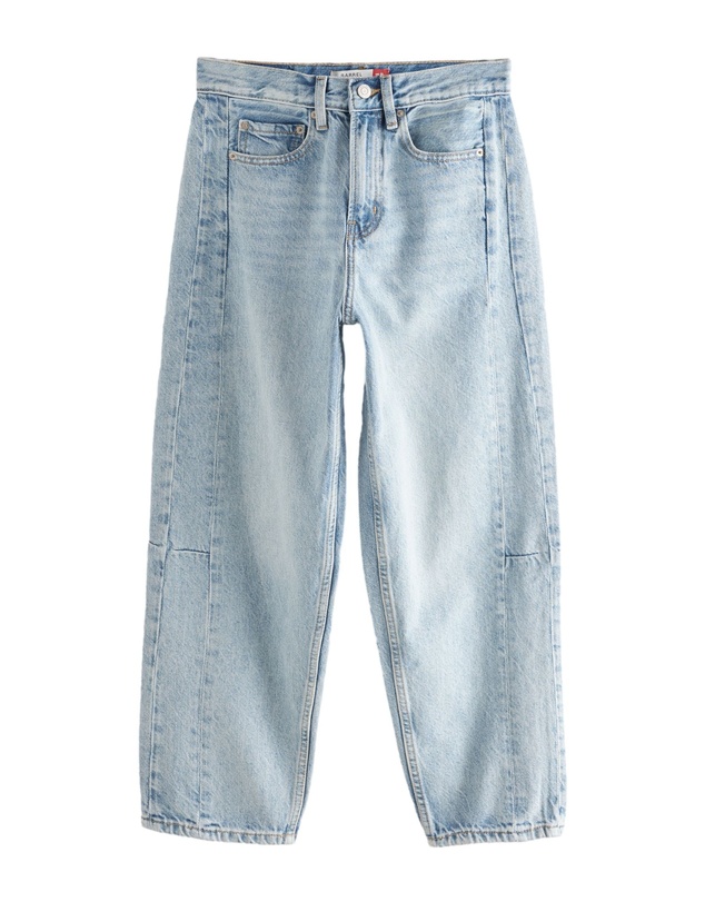 NEXT - 100% Cotton Arched Barrel Jeans