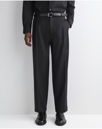 COS - Pleated Wool Relaxed-Fit Straight-Leg Trousers
