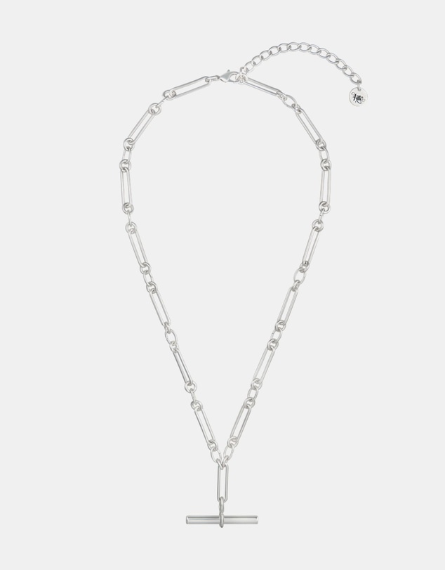 Kitte - Heirloom Fob Necklace - Silver
