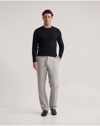 Oxford - Crew Neck Pure Merino Wool Pullover