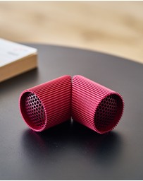 Lexon - Lexon Ray Set Of Magnetic Bluetooth Speakers - Red