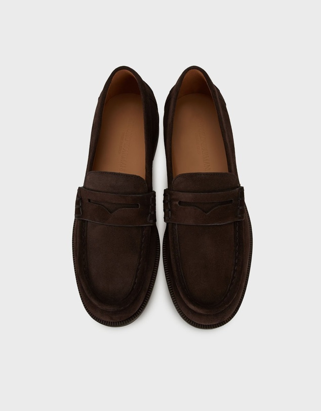 Emporio Armani - Suede Mocassino Shoes - Men's