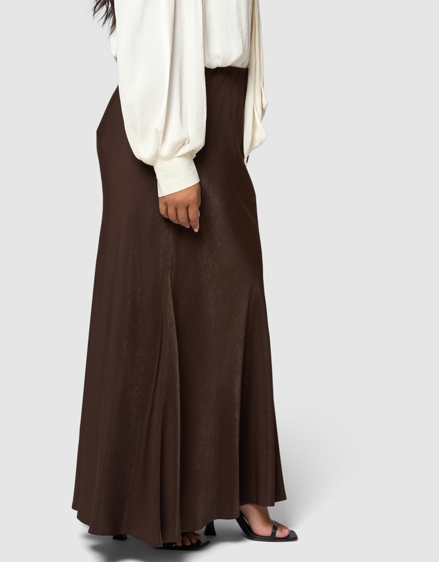 Something 4 Olivia - Luxe Satin Maxi Skirt
