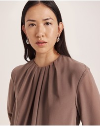 SABA - Willa Long Sleeve Tuck Detail Top